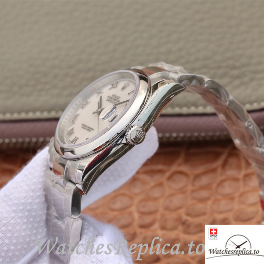 Swiss Rolex Datejust Replica 116200 Stainless steel strap 36MM - WatchesReplica.is
