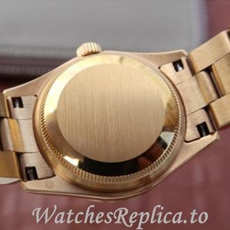 Swiss Rolex Datejust Replica 178383 Yellow Gold strap 31MM - WatchesReplica.is