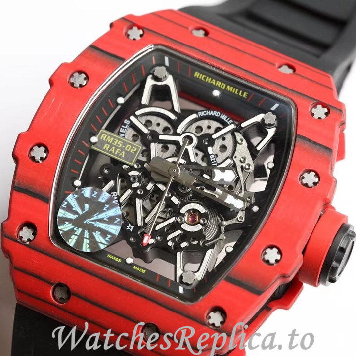 Richard Mille Replica RM35-02 Rubber strap 50MM - WatchesReplica.is