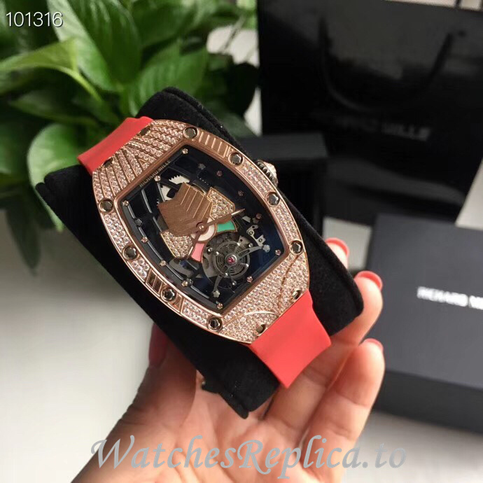 Richard Mille Replica RM71-01 Rubber strap 52.20x34.40MM - WatchesReplica.is