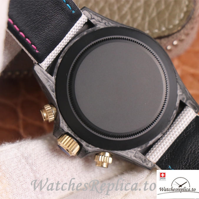 Swiss Rolex Daytona Replica Canvas strap 40MM - WatchesReplica.is
