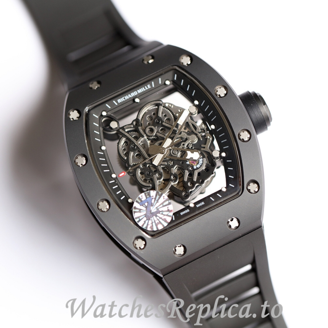 Richard Mille Replica RM055 Rubber strap 50MM - WatchesReplica.is