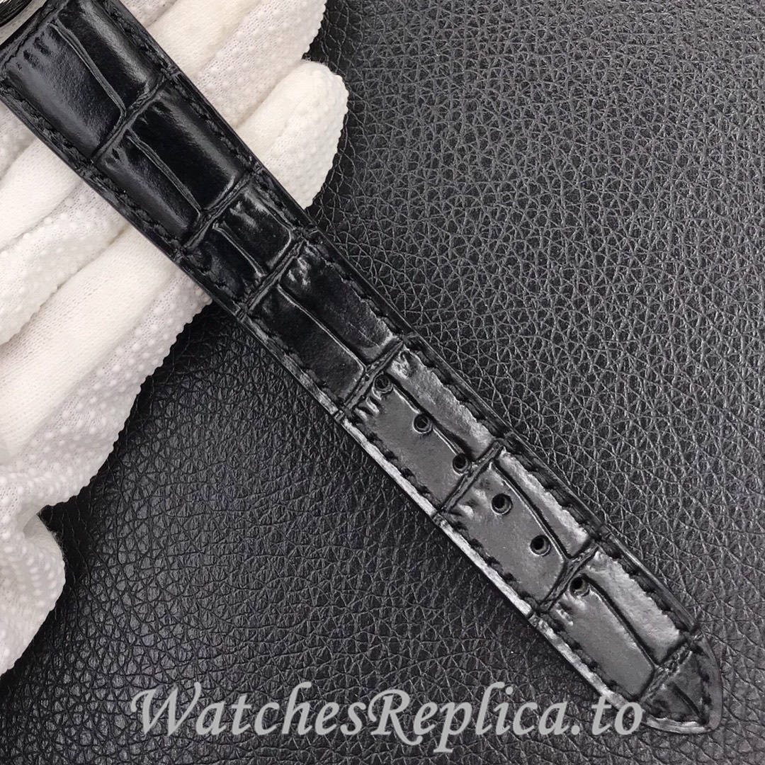 Patek Philippe Replica Calatrava 5153 Leather strap 38MM - WatchesReplica.is