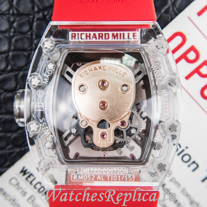 Richard Mille Replica RM052 Rubber strap 50MM - WatchesReplica.is