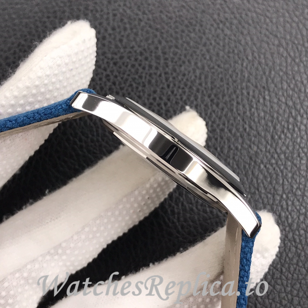 Patek Philippe Replica 6007A-001 Canvas strap 40MM - WatchesReplica.is
