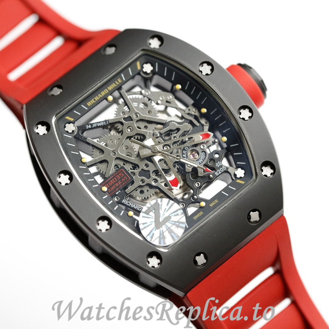Richard Mille Replica RM035-AMERICA5 Rubber strap 50MM - WatchesReplica.is