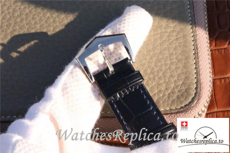 Swiss Patek Philippe Grand Complications Sky Moon Celestial Replica 6102P-001 Black Strap 43MM - WatchesReplica.is