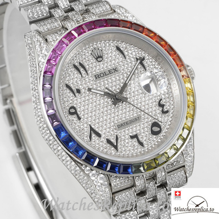 Swiss Rolex Datejust Replica 1263341 0018 Stainless steel strap 41MM - WatchesReplica.is