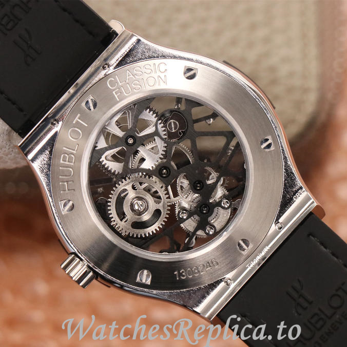 Hublot Replica Classic Fusion Series Leather strap 45MM - WatchesReplica.is