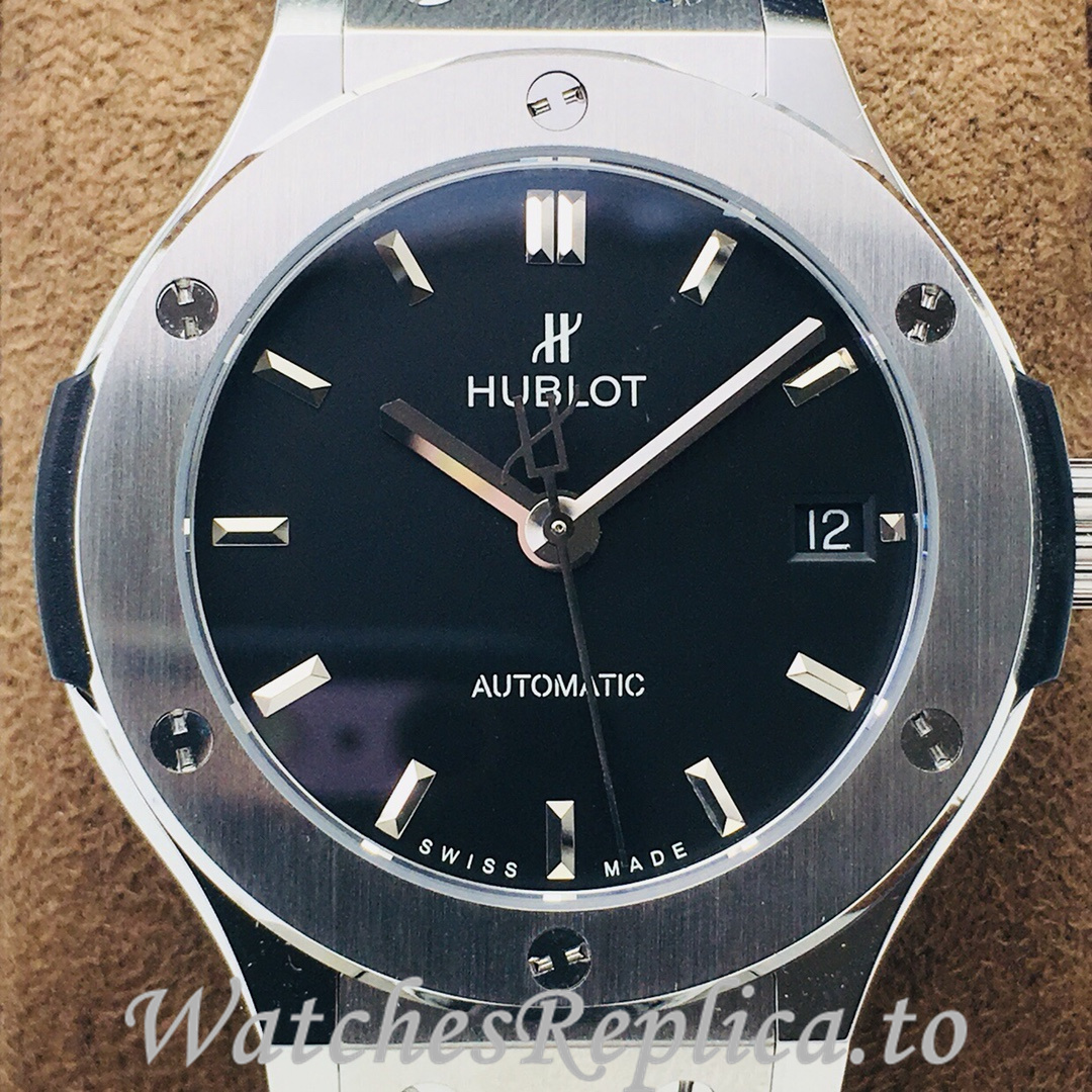 Hublot Replica Classic-Fusion-Series Leather strap 38MM - WatchesReplica.is