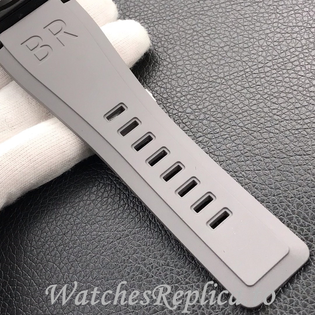 Bell Ross Replica BR 03 BR03-94 Rubber strap 42MM - WatchesReplica.is