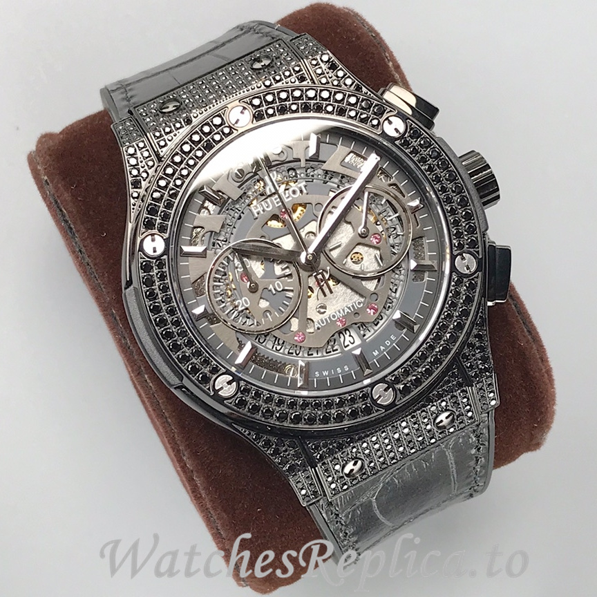 Hublot Replica Classic Fusion Leather strap 45MM - WatchesReplica.is