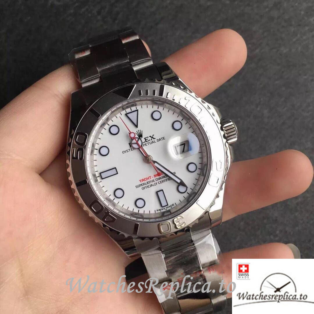 Swiss Rolex Yacht-Master Replica 116622 Stainless steel strap 40MM - WatchesReplica.is