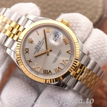 Swiss Rolex Datejust Replica 126233 Stainless steel strap 36MM - WatchesReplica.is