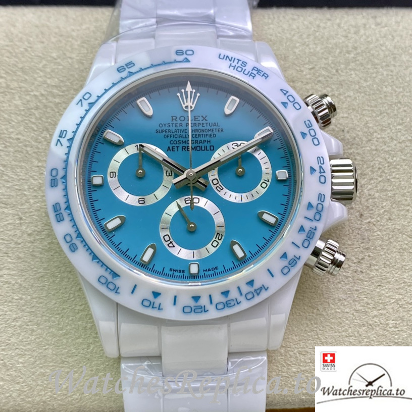 Swiss Rolex Daytona Replica Ceramics strap 40MM - WatchesReplica.is