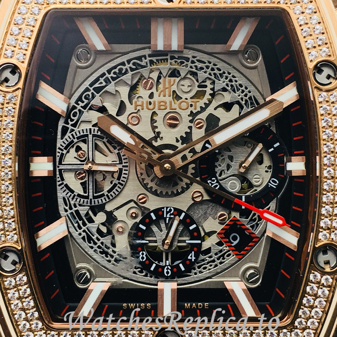 Hublot Replica SPIRIT OF BIG BANG Leather strap 42MM - WatchesReplica.is