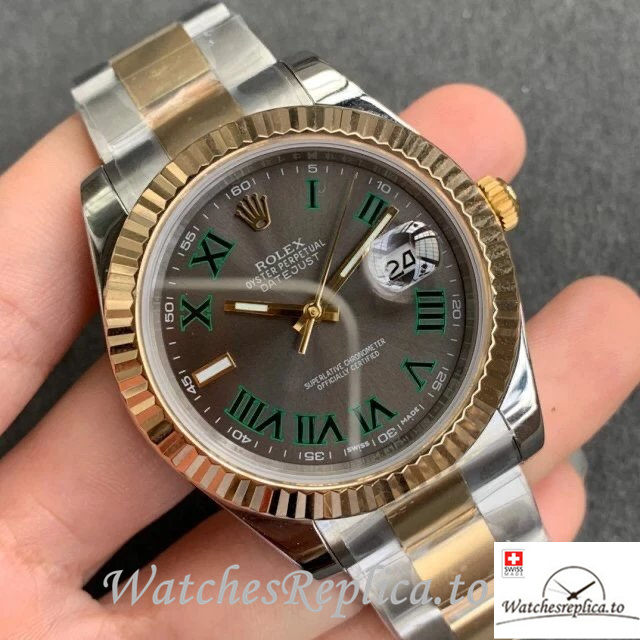 Swiss Rolex Datejust Replica 126333-0019 Stainless steel strap 41MM - WatchesReplica.is