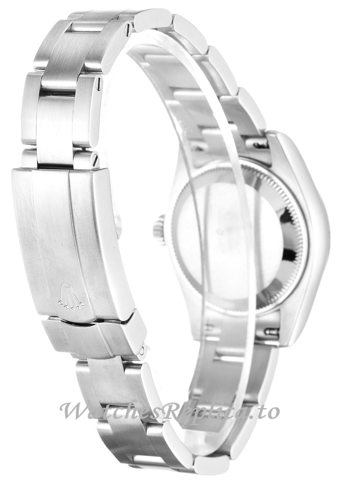 Rolex Lady Oyster Perpetual Black Dial 176200-26 MM - WatchesReplica.is