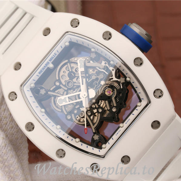 Richard Mille Replica RM055 Rubber strap 50MM - WatchesReplica.is