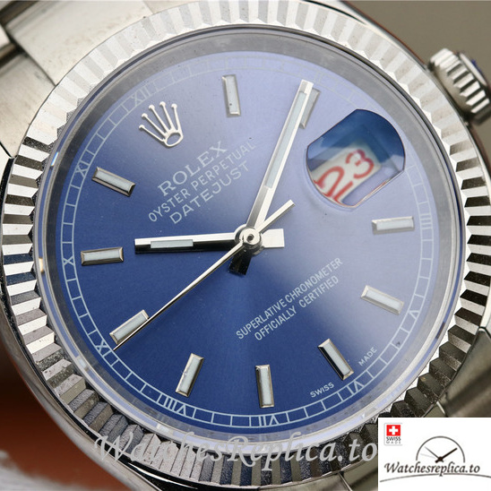 Swiss Rolex Datejust Replica 116234 Stainless steel strap 36MM - WatchesReplica.is