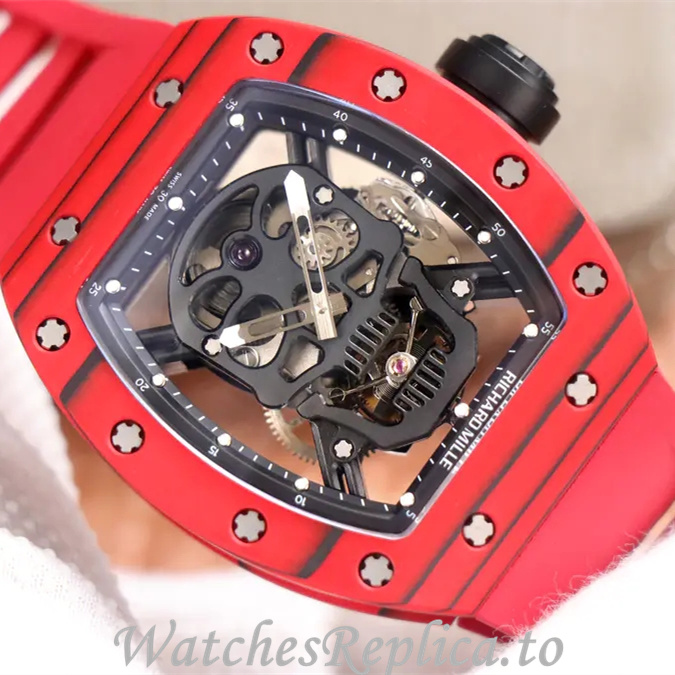 Richard Mille Replica RM52-01 Rubber strap 50MM - WatchesReplica.is