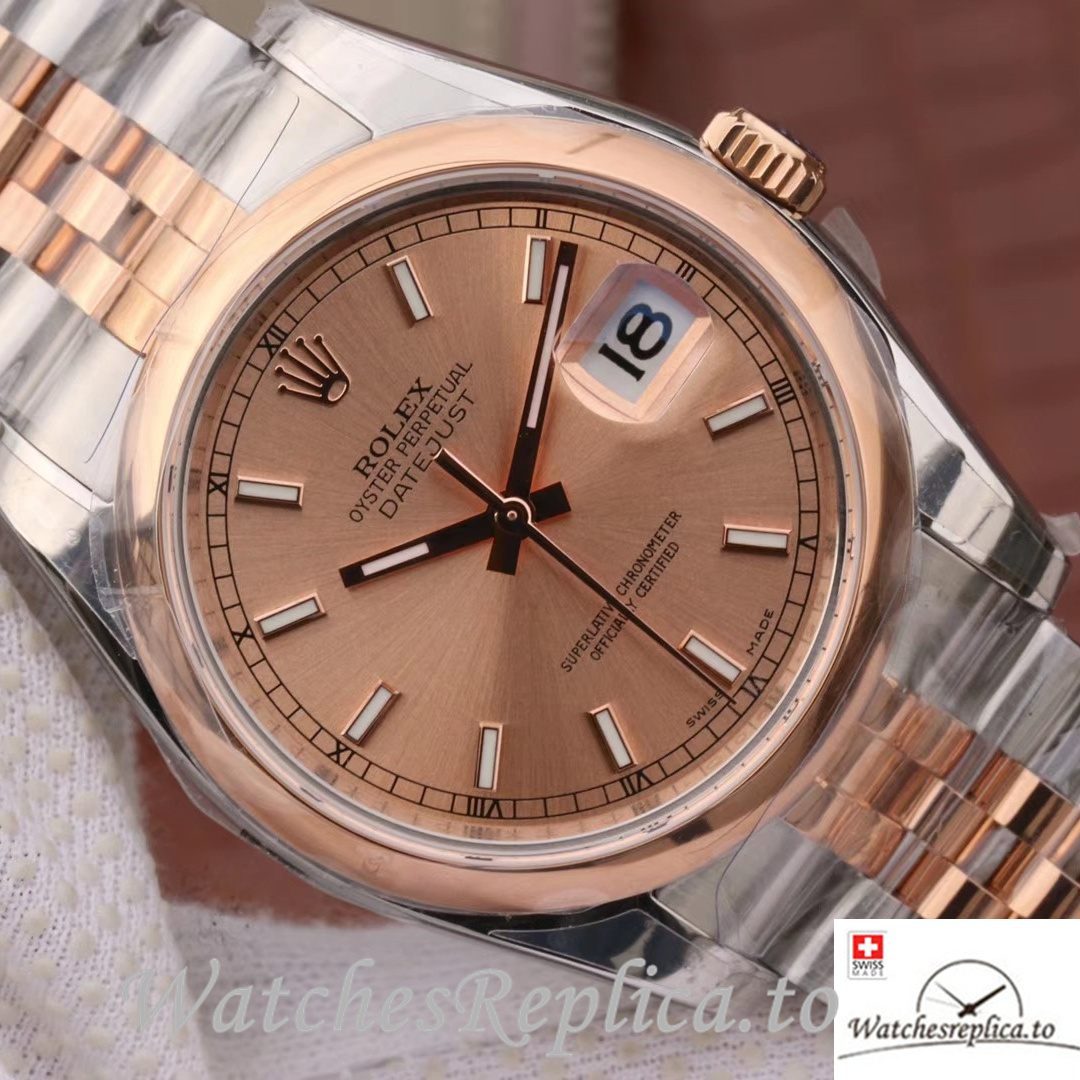 Swiss Rolex Datejust Replica 126201 Stainless steel strap 36MM - WatchesReplica.is
