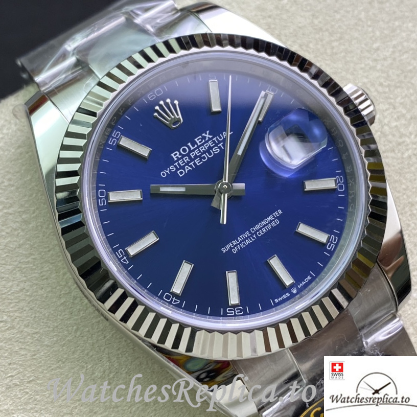 Swiss Rolex Datejust 126334 Replica Stainless steel strap 41MM - WatchesReplica.is