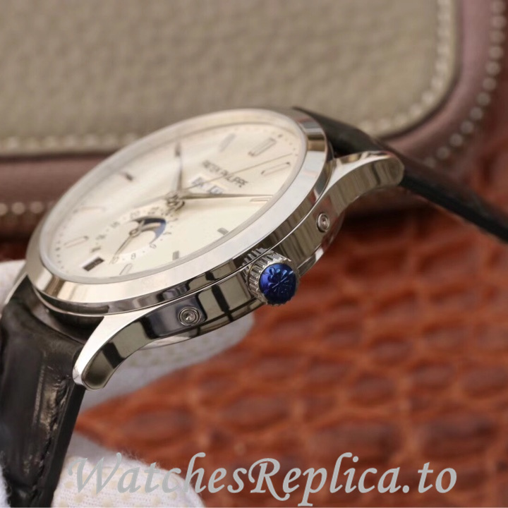 Patek Philippe Replica Complications 5396 Leather strap 38.5MM - WatchesReplica.is