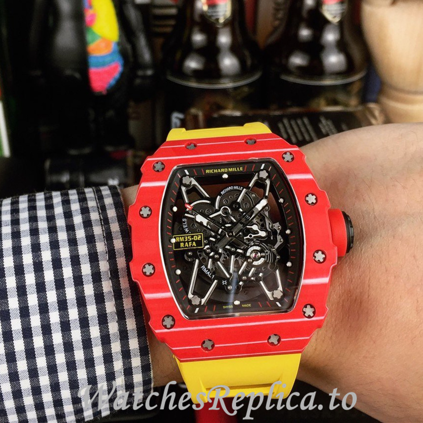 Richard Mille Replica RM35-02 Rubber strap 50MM - WatchesReplica.is