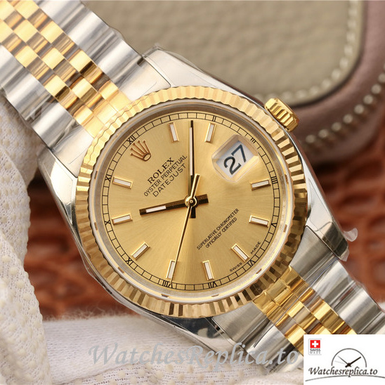 Swiss Rolex Datejust 126233 Stainless steel strap 36MM - WatchesReplica.is