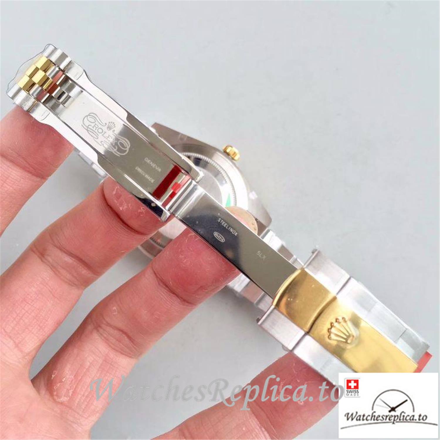 Swiss Rolex Datejust Replica 116333 001 Yellow Gold Dial 41MM - WatchesReplica.is