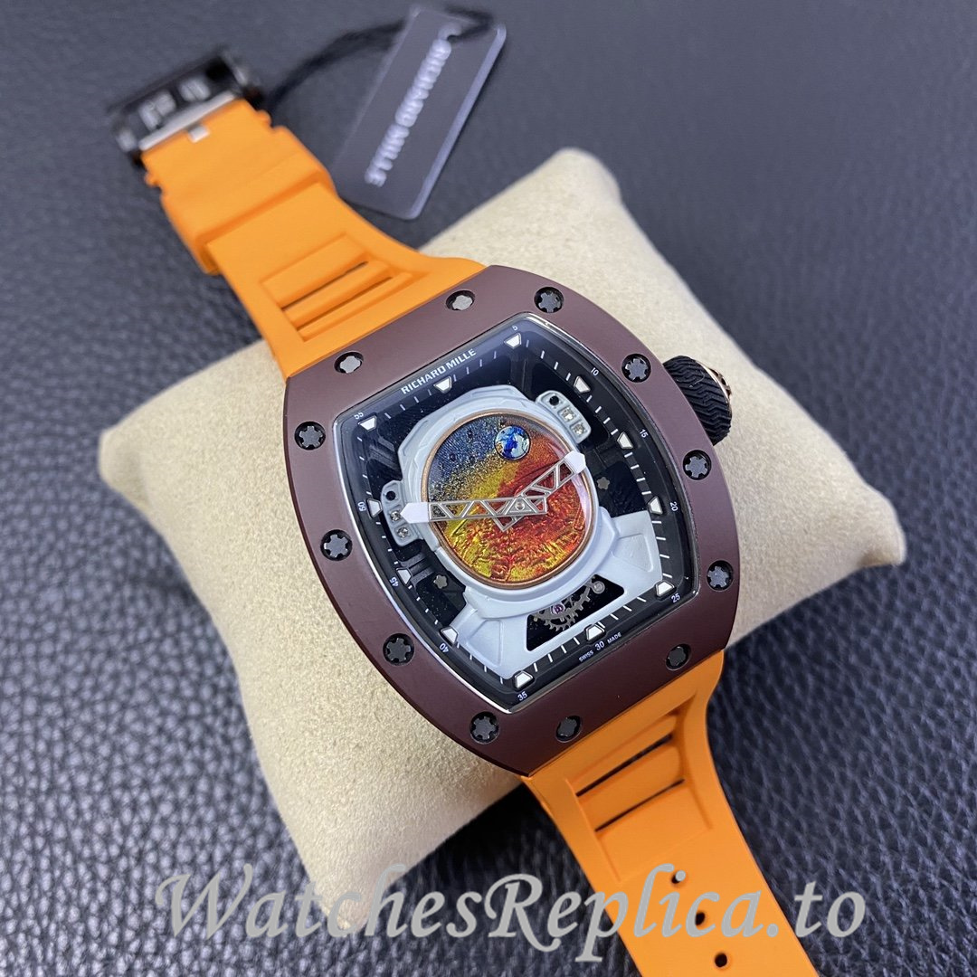 Richard Mille Replica RM52-05 Rubber strap 50MM - WatchesReplica.is