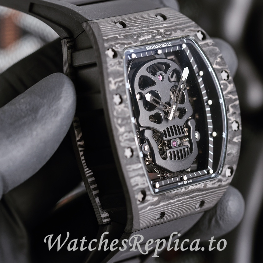 Richard Mille Replica RM052 Rubber strap 50MM - WatchesReplica.is