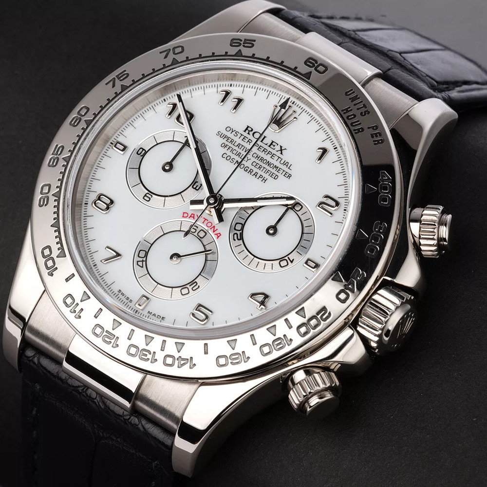 Rolex Daytona White Dial 116519 - WatchesReplica.is