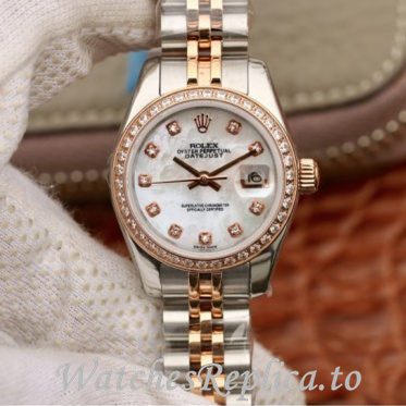 Swiss Rolex Datejust Replica 279381 Stainless steel strap 28MM - WatchesReplica.is
