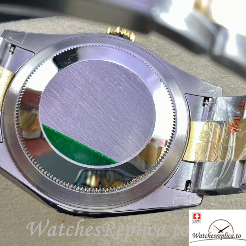 Swiss Rolex Sky Dweller Replica Stainless steel strap 42MM Gold Dial - WatchesReplica.is