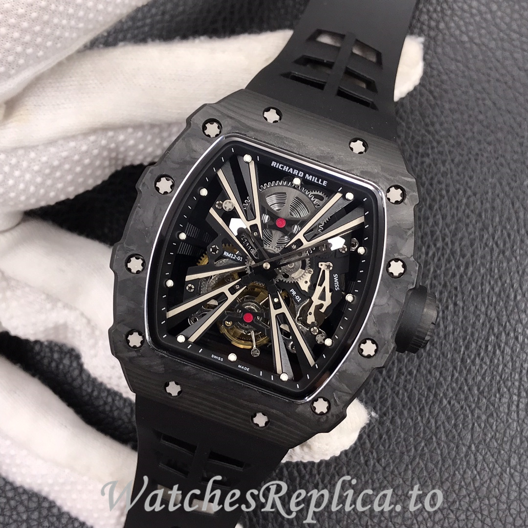 Richard Mille Replica RM12-01 Rubber strap 50MM - WatchesReplica.is