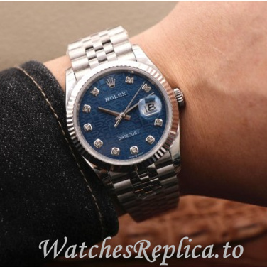 Swiss Rolex Datejust Replica 126233 Stainless steel strap 36MM - WatchesReplica.is