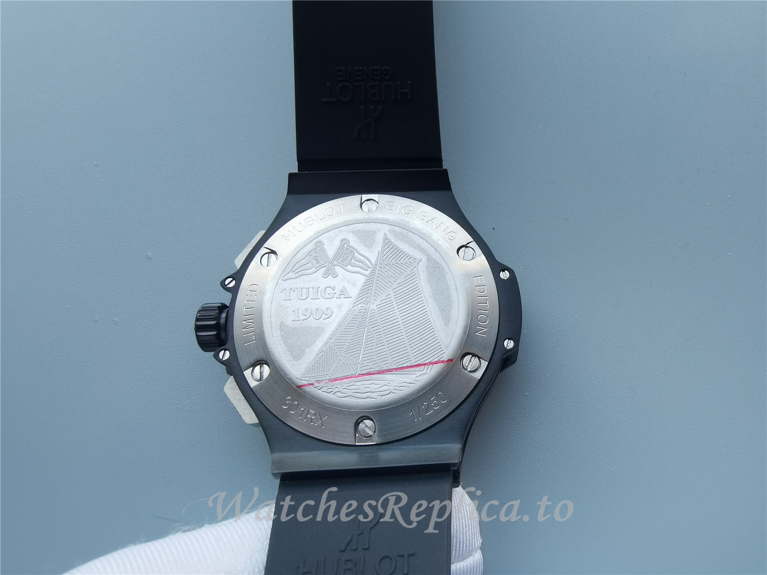 Swiss Hublot Big Bang Evolution Replica 301.CX.130.RX Black Strap 44MM - WatchesReplica.is