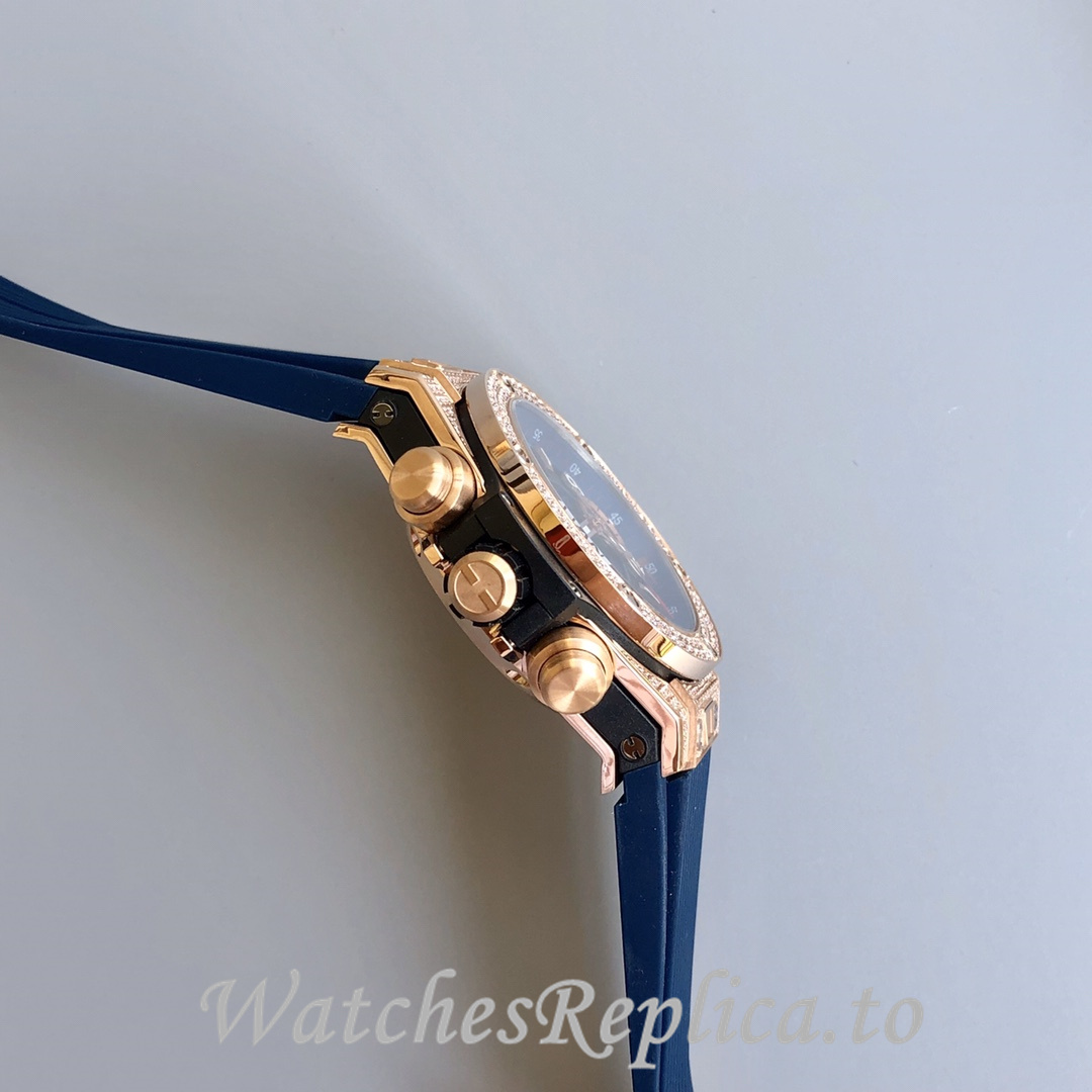 Hublot Replica Big Bang Gypsophila Chronograph v2 Rubber strap 45MM - WatchesReplica.is