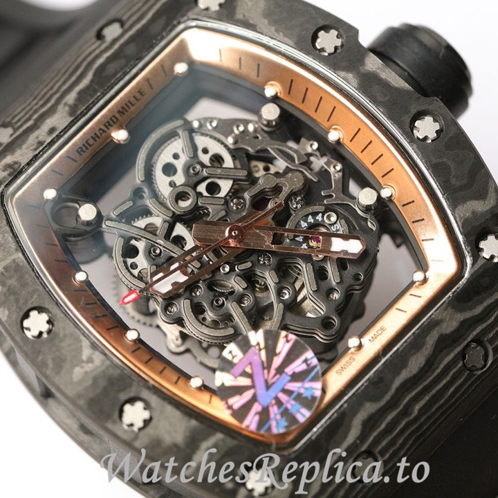 Richard Mille Replica RM055 Rubber strap 50MM - WatchesReplica.is