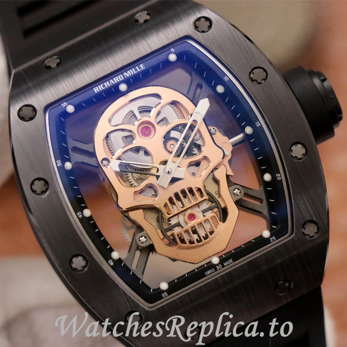 Richard Mille Replica RM052 Rubber strap 50MM - WatchesReplica.is