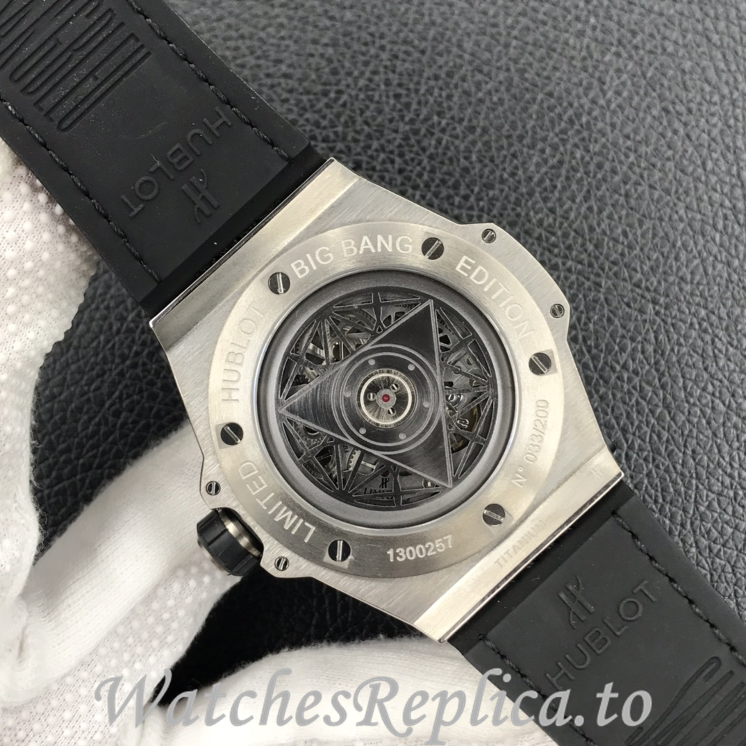 Hublot Replica Big Bang Series Tattoo Rubber strap 45MM - WatchesReplica.is