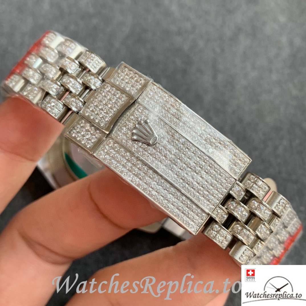 Swiss Rolex Datejust Replica Stainless steel strap 41MM - WatchesReplica.is