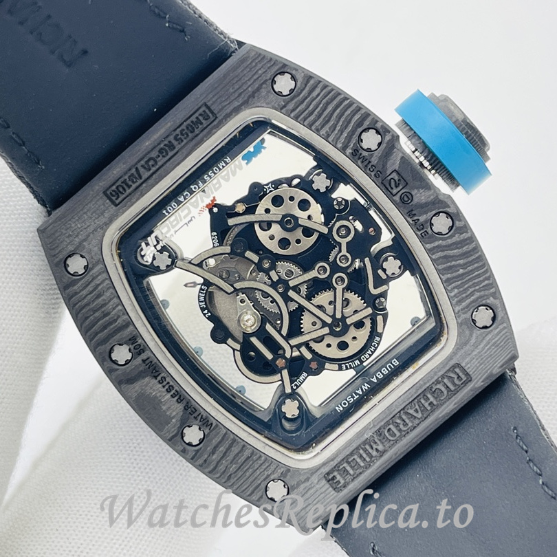 Richard Mille Replica RM055 Canvas strap 50MM - WatchesReplica.is