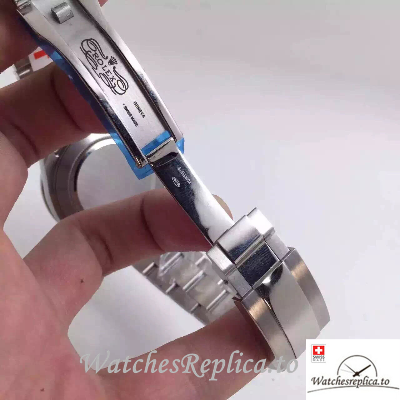 Swiss Rolex Daytona Replica 116576 Platinum strap 40MM - WatchesReplica.is