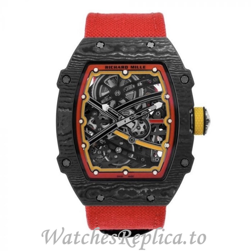 Richard Mille Replica RM67-02 Canvas strap 38.70x47.52MM - WatchesReplica.is
