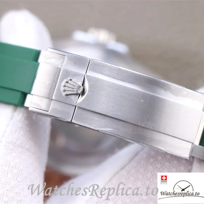 Swiss Rolex Submariner Replica Rubber strap 40MM - WatchesReplica.is