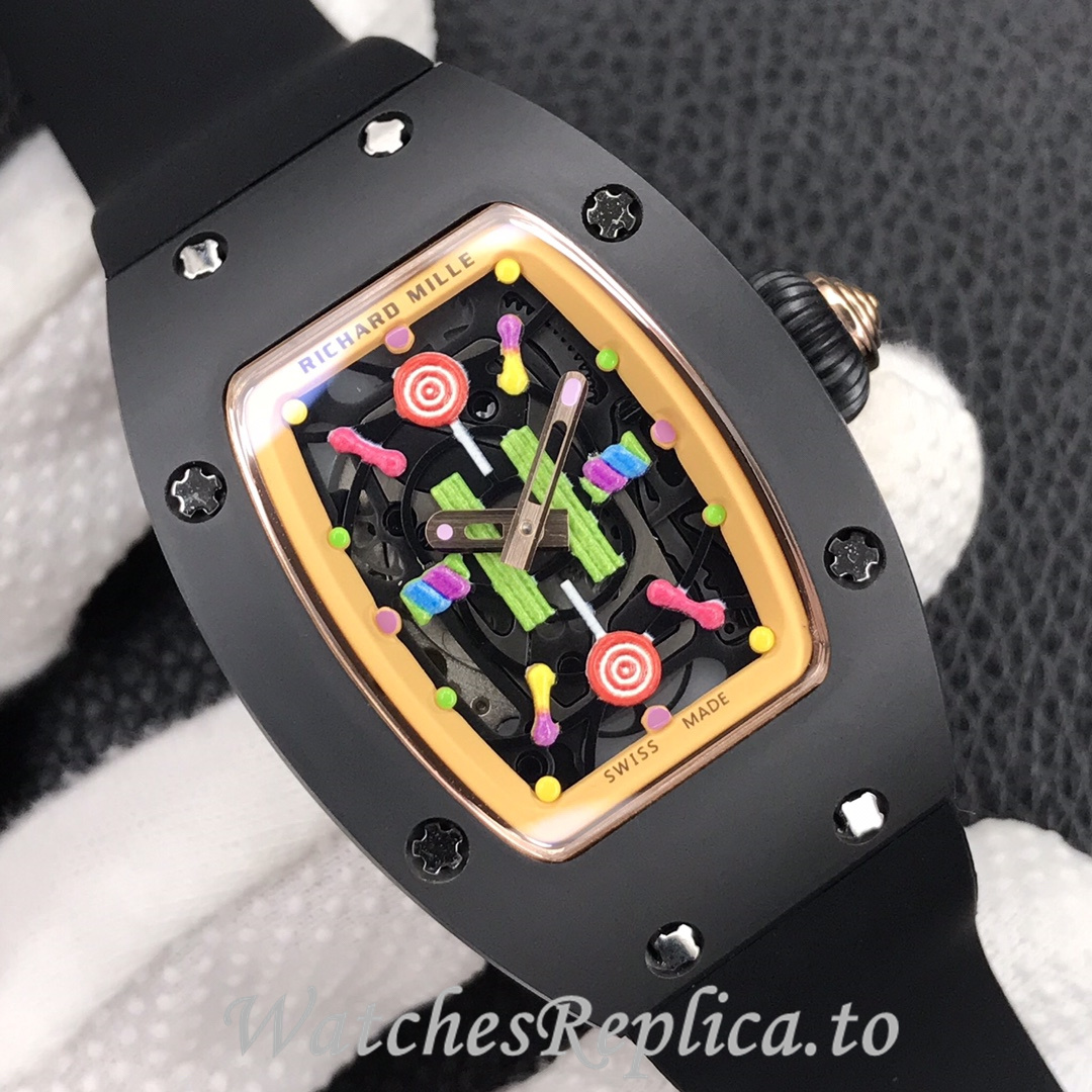 Richard Mille Replica RM-07 Rubber strap 50MM - WatchesReplica.is