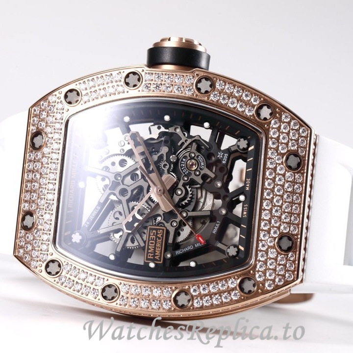 Richard Mille Replica RM035 Rubber strap 50MM - WatchesReplica.is
